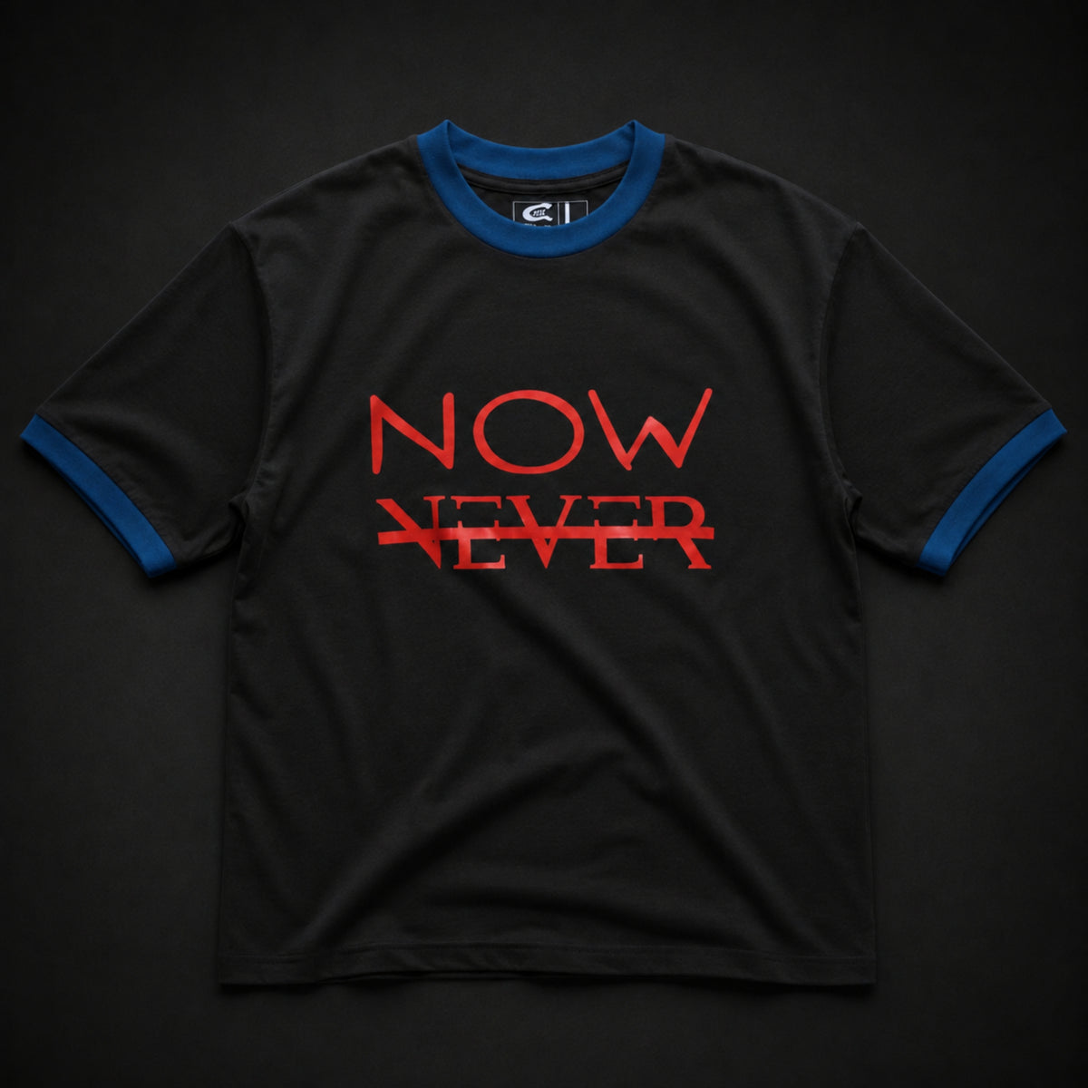 "Now or Never" Soul Oversized Ringer Tee