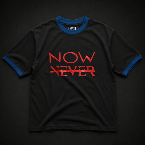 "Now or Never" Soul Oversized Ringer Tee
