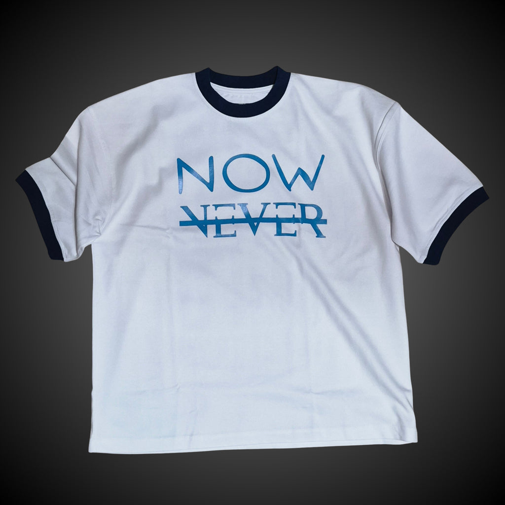 "Now or Never" Signature Oversized Ringer Tee