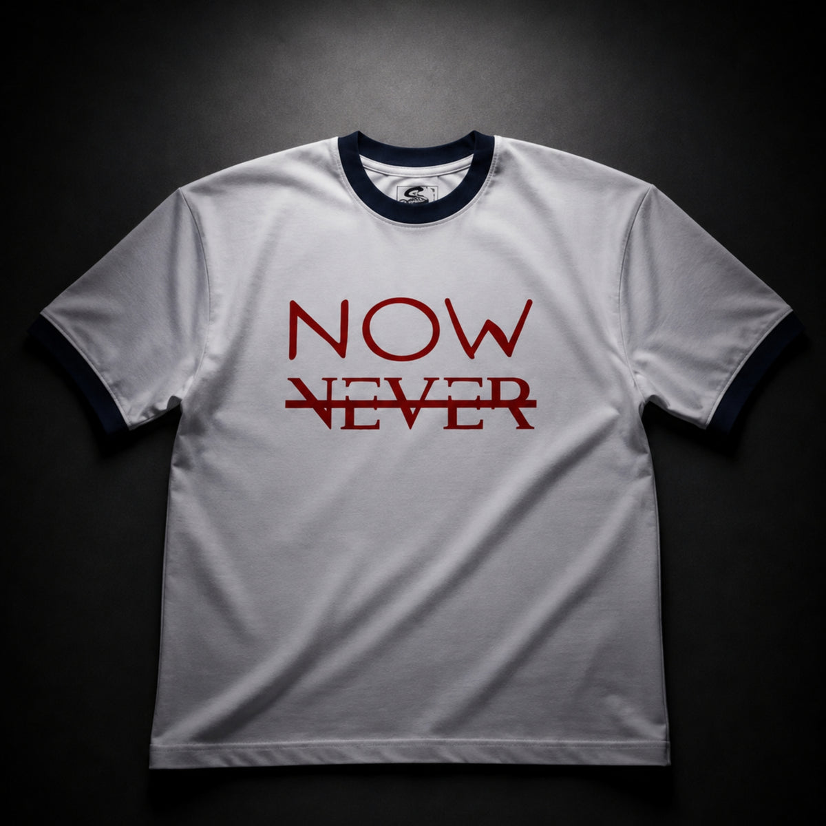 "Now or Never" Signature Oversized Ringer Tee