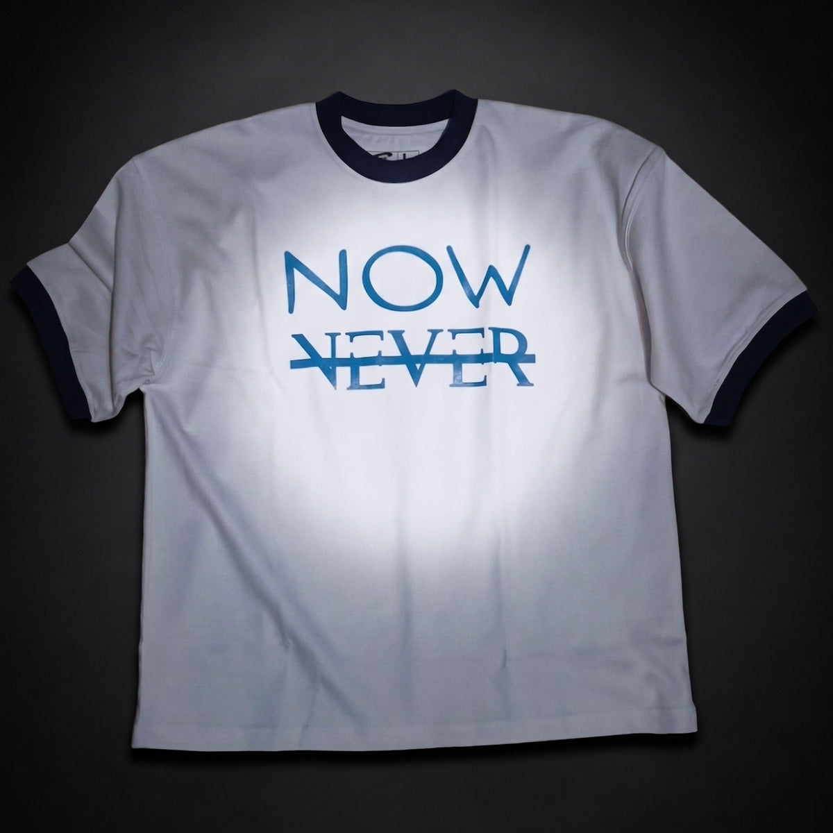 "Now or Never" Signature Oversized Ringer Tee